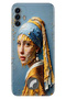 Reeder S19 Max Pro S Case Colorful Patterned Tpu Luxury Printed Silicone Cover with Pearl Earrings