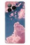 Omix X7 Case Colorful Special Themed Patterned Silicone Tpu Stock Pink Cloud