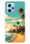 حافظة هاتف Xiaomi Redmi Note 12 4G ملونة ومميزة بنمط من السيليكون TPU ماليبو