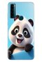 Tcl 20 Se Case Printed Silicone Colorful Illustrated Back Cover Panda