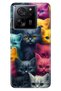 Xiaomi Mi 13t - 13t Pro Case Colorful Pattern Print Design Silicone Cat Army