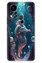 Infinix Hot 11S Compatible Case Colorful Tpu Silicone Astronaut