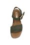 Elit Ziva Women's Genuine Leather Flat Sandals Khaki - 6
