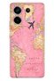 Redmi Note 13 Pro 5g / Poco X6 Case Colorful Flexible Silicone Themed Patterned Tpu Map