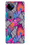 Vivo V40 Case Patterned Themed Flexible Silicone Botanical