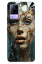 Vivo V21 Case 6.44 Inc Patterned Silicone Flexible Compatible Cover Broken Glass