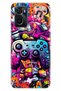 Oppo A76 Case Colorful Special Themed Patterned Silicone Tpu Stock Gamer