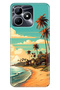 Realme Note 50 4g Case Colorful Fixx Cover Silicone Malibu