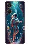 Vivo Y18 Case Patterned Silicone Vivo Y18 Cover Astronaut