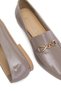 Elit Fiora Women's Genuine Patent Leather Casual Shoes Mink - 5
