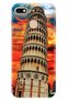 General Mobile Gm 8 Go Case Patterned Silicone Color Tpu Uv Pizza Tower