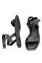 Elit Maribelle Women's Genuine Leather Orthopedic Flat Sandals Black - 3