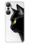 Case for Infinix Hot 20 (X6826C) Patterned Printed Flexible Silicone Cover Cat Look