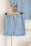 MUSLIN CHILDREN'S SHORTS and T-SHIRT UNDER TOP SET - 3