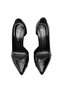 Women's Leather Stiletto Black - 4
