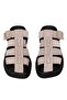 Elit Florencia Women's Genuine Suede Leather Orthopedic Flat Slippers Gray - 3
