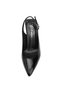 Elit Calissa Women's Genuine Patent Leather Classic Heeled Shoes Black - 6