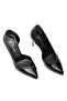 Women's Leather Stiletto Black - 3