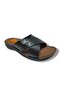 40371-25 Leather Anatomical Cross Women's Slippers