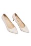 Elit Selestia Women's Genuine Leather Stiletto Beige - 2