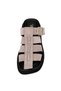 Elit Florencia Women's Genuine Suede Leather Orthopedic Flat Slippers Gray - 6