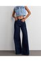Copy - Copy - Women's Loose Palazzo Lycra High Waist Jeans
