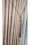 Linen Textured Gold Lurex Multicolor Cream Stone Board Background Curtain Heavy Weight Single Wing Frequently Pleated - 8