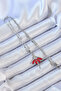 Special_316L Steel Chain Silver Color Red Skirted Zircon Stone Ballerina Necklace - 2