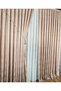 Linen Textured Gold Lurex Multicolored Stone Mink Panel Background Curtain Heavy Weight Single Wing Frequently Pleated - 7