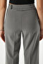 Women's City Elastic Waist Poly Viscose Anthracite Woven Trousers - 5