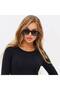 Wayfarer نظارة شمسية سوداء مائلة - 3