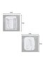 Aveo 10-Set Item Fixing Hanger Transparent Reversible Adhesive Snap Clips - 5