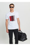 Altınyıldız Classics Crew Neck Printed White Men's T-Shirt Ace091252071 Byz - 3