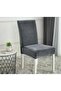 Velvet Fabric Washable 6-Piece Chair Cover