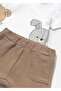 Baby Boy T-Shirt Shorts Suit White 1206 - 5