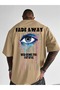 Gradient Eye Printed T-Shirt with Lham - Eye-Catching Graphic T-Shirt'El Anay' Lettering, Breathable and Stretchy
