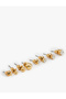 Steel Mixed Stone Detailed 8'Li Earring Set - 3