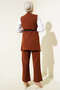 Buttoned Vest and Trousers Double Suit - 2