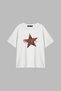 Starz Girl Printed Relaxed Fit White Women's Tshirt - 2