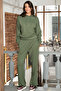 3608 Women's Hooded Pipe Leg Sweatpants Set