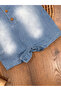 Lycra Buttoned Summer Baby Boy Denim Jumpsuit - 2