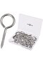 Shonan.Systems SHONAN 1.57" Stainless Steel Eye Screws for Wood, 30 Pcs Screw Eye Hooks Eye Bolt Hoo - 2