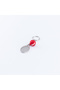 Metal Racket and Tennis Ball Keychain Red - 2