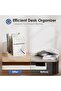 Desk File Organizer, 5-Section Vertical File Holder Stand, Acrylic Sorter for Office, School, Home - 5
