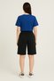Relax Return Black Lace Waist Oversize Unisex Bermuda Shorts - 2