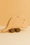 Wooden Handmade Natural Montessori Rhino Wheel Toy - 5057 - 6