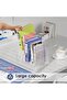 Desk File Organizer, 5-Section Vertical File Holder Stand, Acrylic Sorter for Office, School, Home - 3