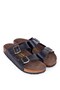 Daily Comfortable Fit Double Buckle Unisex Slippers Black - 5