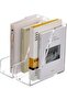 Small Desk Organizer, Acrylic Magazine File Holder Rack – Holds Notebooks, Binders,2-Pack