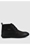 Black Leather Men's Boots